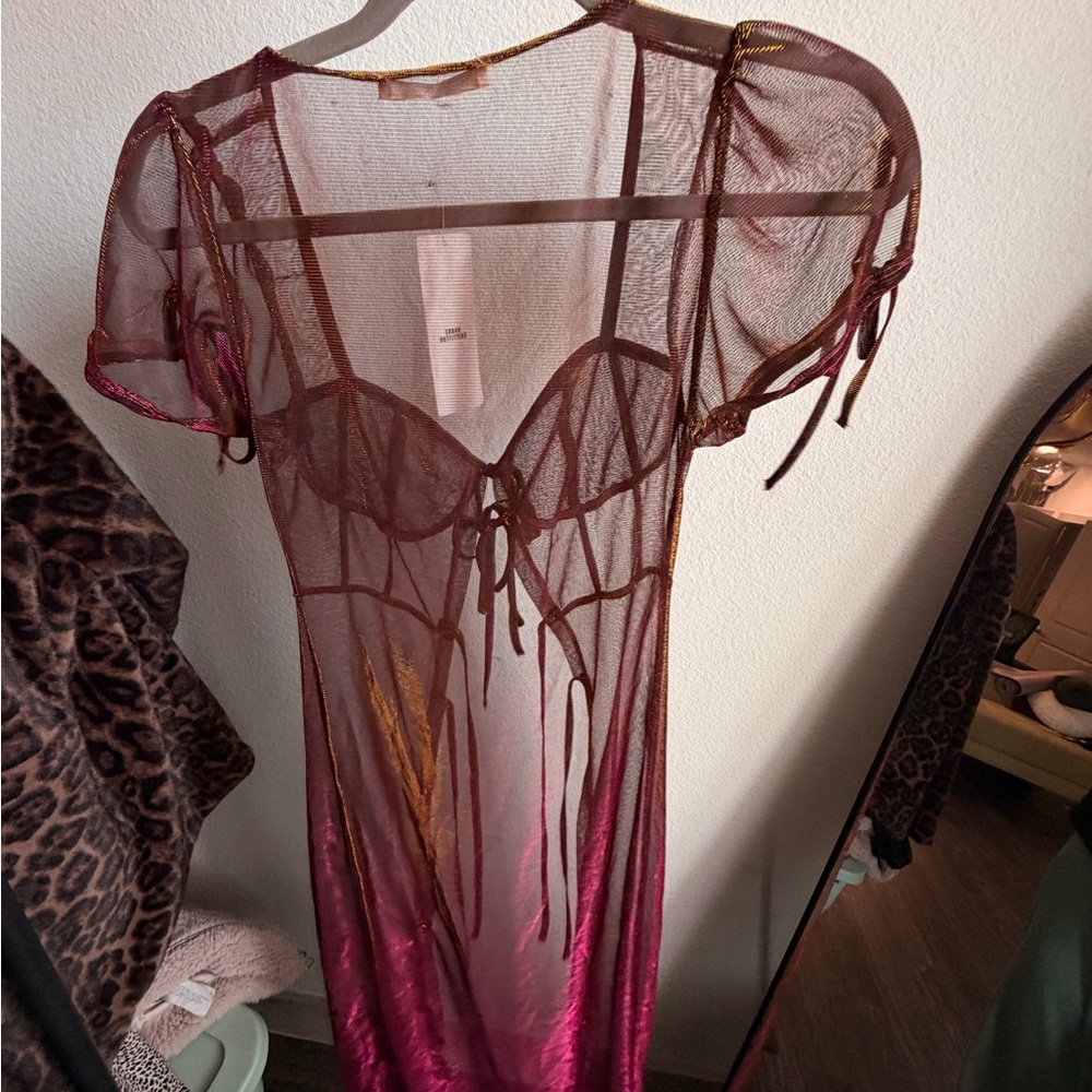 Mesh Corset Robe - Picture 5 of 6